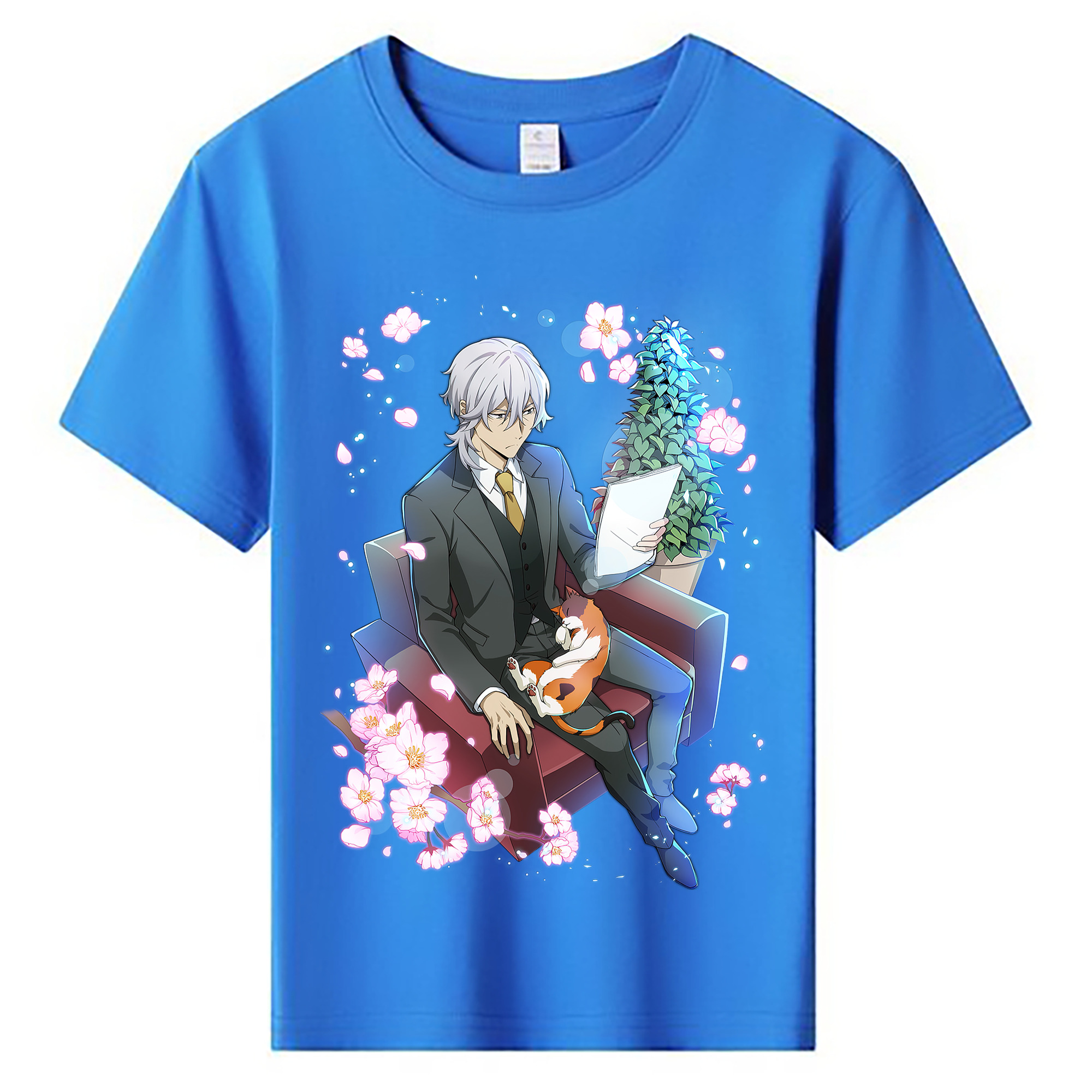 （画像用） 文豪ストレイドッグス Bungo Stray Dogs 綿100％キッズTシャツ（フロントプリント）